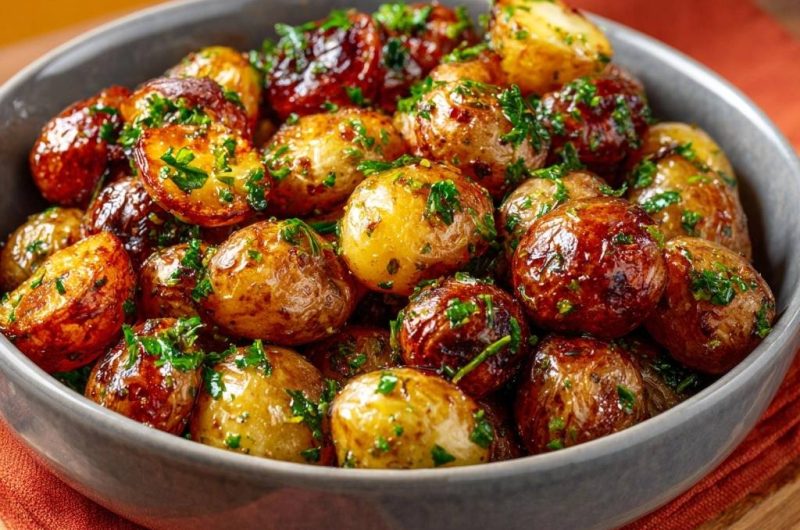 Knusprige Babykartoffeln mit Petersilie