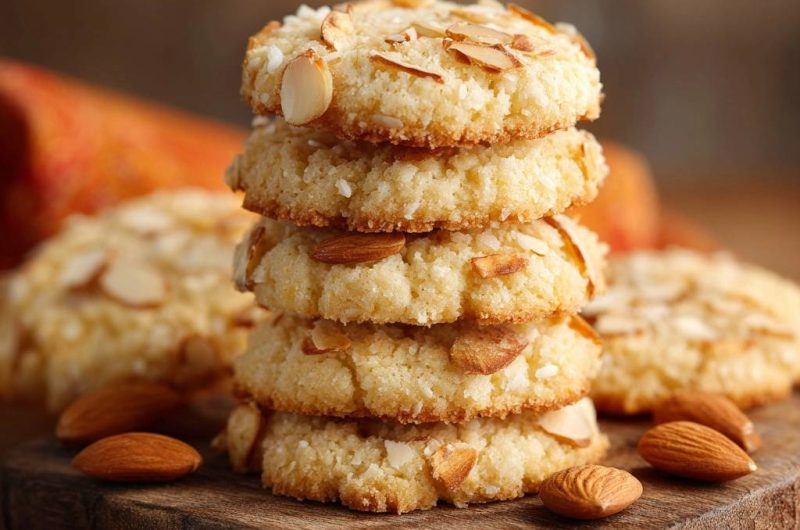 Knusprige Kokos-Mandel-Makronen (Nie wieder weiche Makronen!)