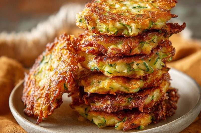 Knusprige Zucchini-Puffer