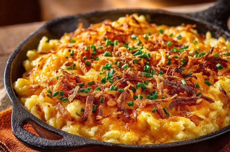 Knuspriger Käse-Kartoffel-Auflauf