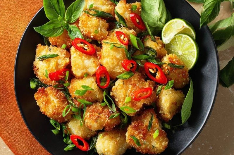 Knuspriges Thai-Basilikum-Hähnchen