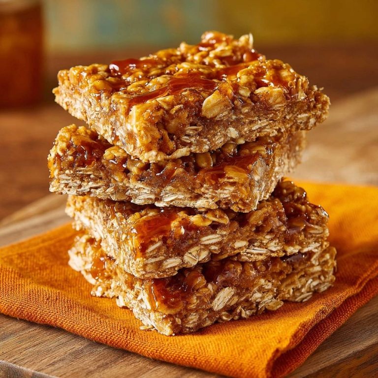 Pekannuss-Karamell-Haferriegel (Nie wieder zähes Karamell!)