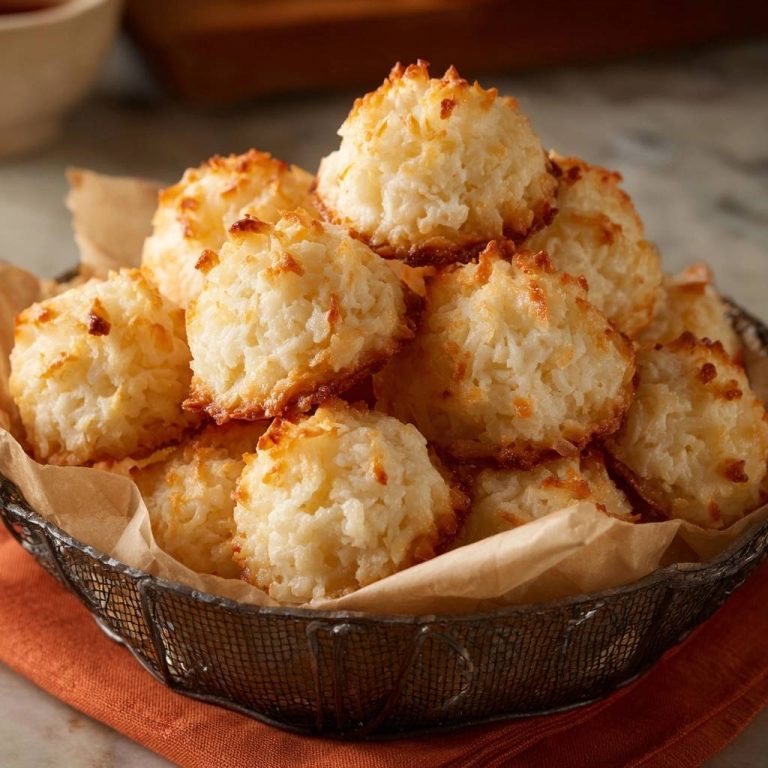 Perfekte Kokosmakronen (Nie wieder auseinanderfallende Makronen!)