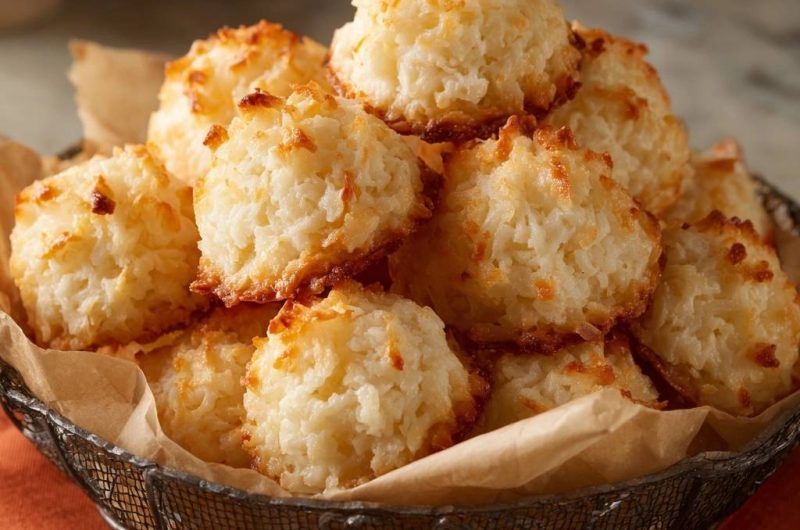 Perfekte Kokosmakronen (Nie wieder auseinanderfallende Makronen!)