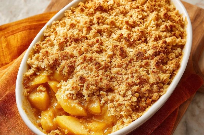 Perfekter Apfel-Crumble