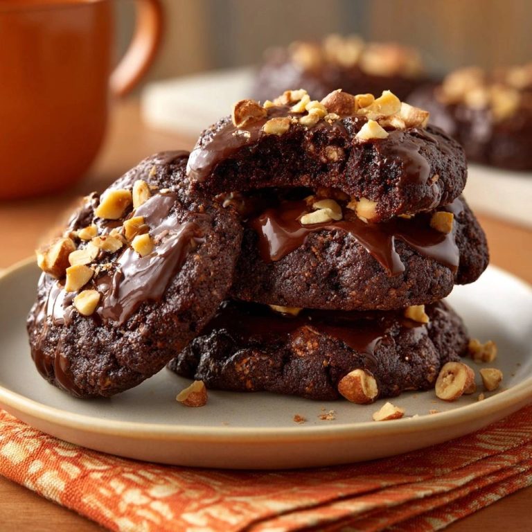 Saftige Haselnuss-Schokoladenkekse (Nie wieder flache Kekse!)