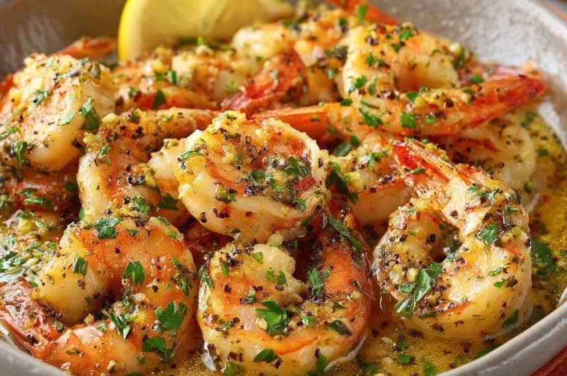 Saftige Knoblauch-Garnelen