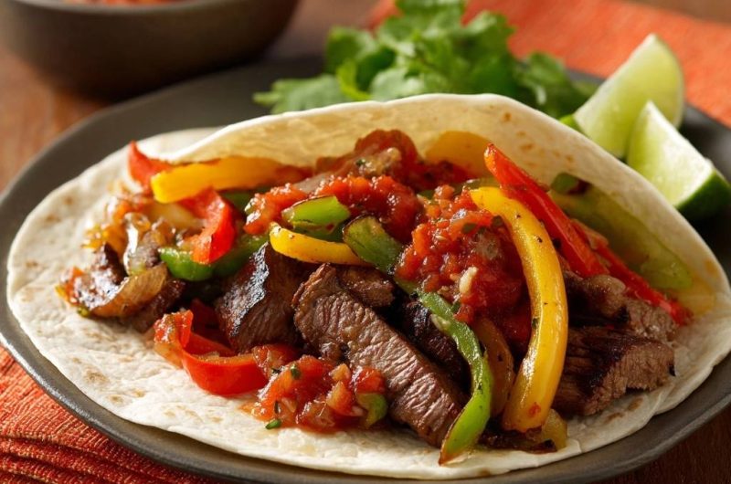 Saftige Rindfleisch-Fajitas