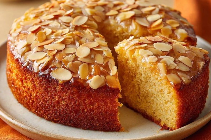 Saftiger Honig-Mandel-Kuchen