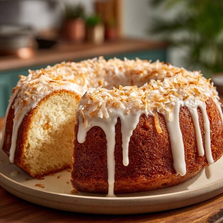 Saftiger Kokos-Gugelhupf (Nie wieder trockener Kokoskuchen!)
