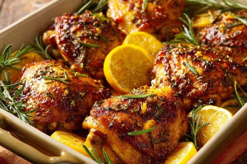 Saftiges Zitronen-Rosmarin-Hähnchen