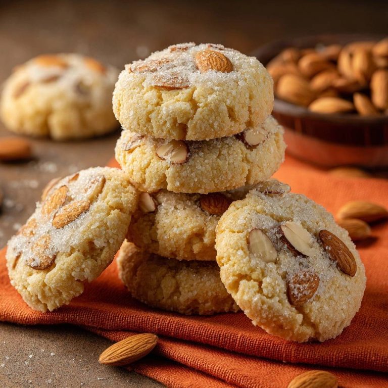 Sandige Mandelplätzchen (Nie wieder bröselnder Teig!)