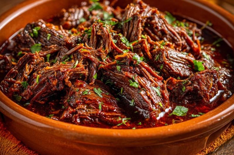 Zartes Birria-Rindfleisch