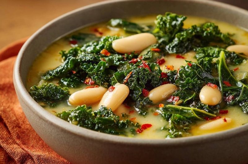 Grünkohl-Bohnensuppe