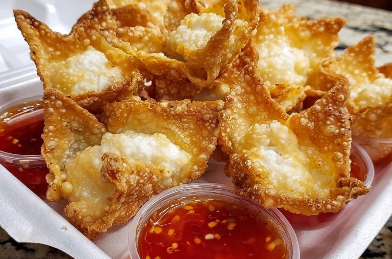 Käse-Wontons