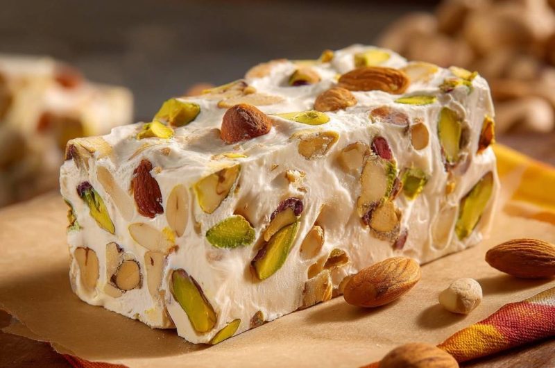 Pistazien-Mandel-Nougat