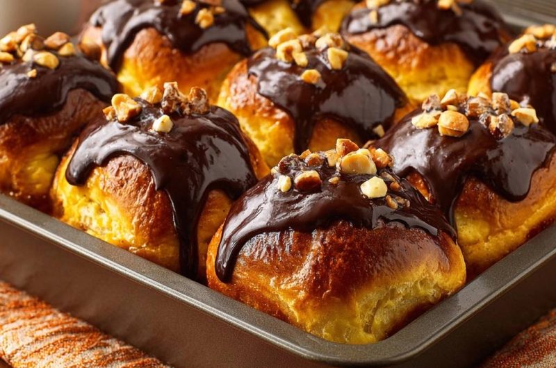 Schokoladen-Nuss-Brötchen