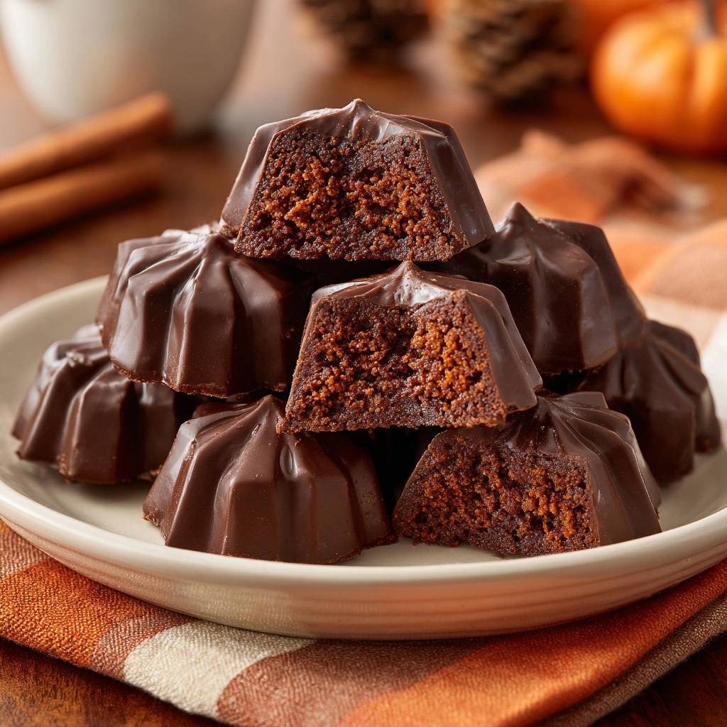 Schokostern-Brownies zeigen hier einen Nahaufnahme-Querschnitt, der die saftige Textur der Schokoladensterne im Detail offenbart.