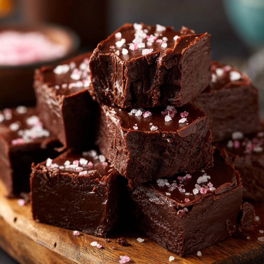 Cremiges Meersalz-Schokoladen-Fudge