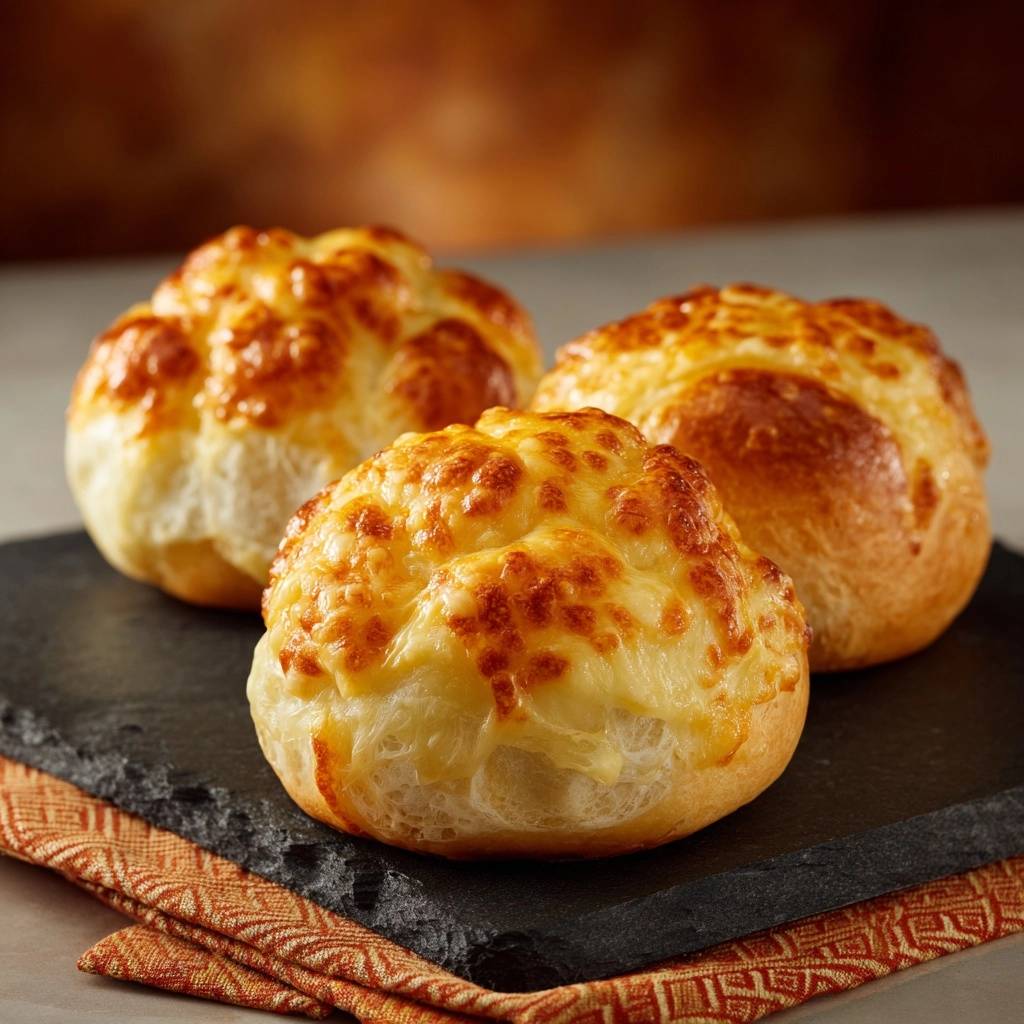 Knusprige Käsebrötchen (Nie wieder auslaufender Käse!)