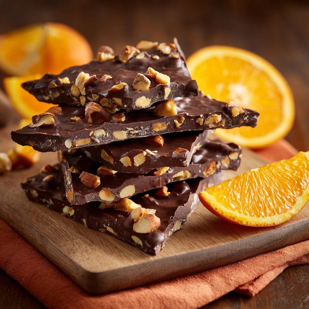 Haselnuss-Orange-Schokolade (Nie wieder blühende Schokolade!)