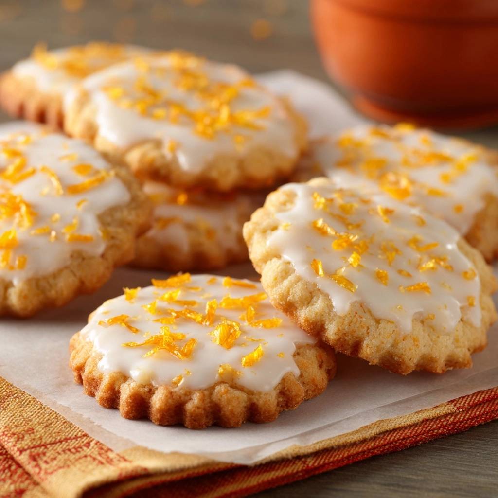 Knusprige Orangen-Guss-Kekse (Nie wieder flache Kekse!)