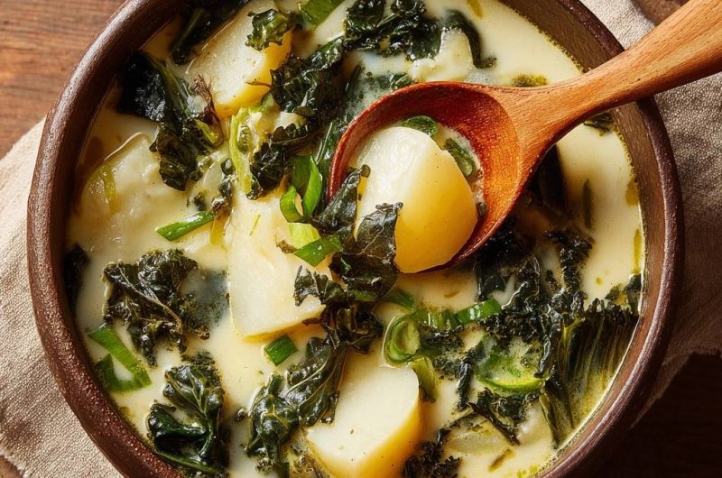 Cremige Kartoffel-Grünkohl-Suppe