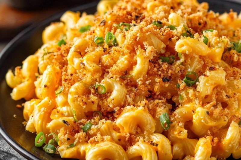 Cremige Mac and Cheese mit Knusperkruste