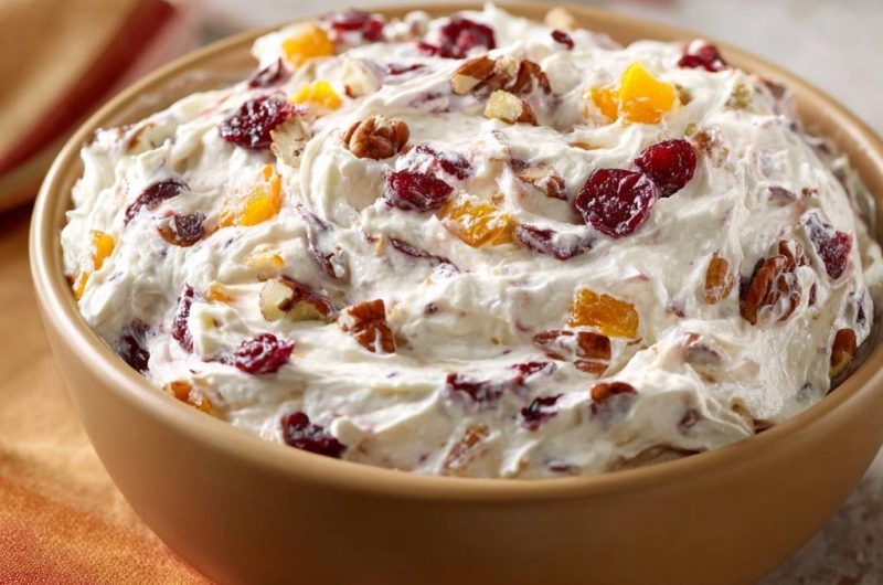 Cremiger Cranberry-Aprikosen-Walnuss-Dip (Nie wieder matschige Walnüsse!)