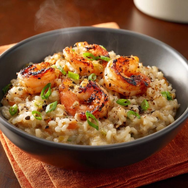 Cremiger Garnelenrisotto – Saftige Garnelen garantiert!
