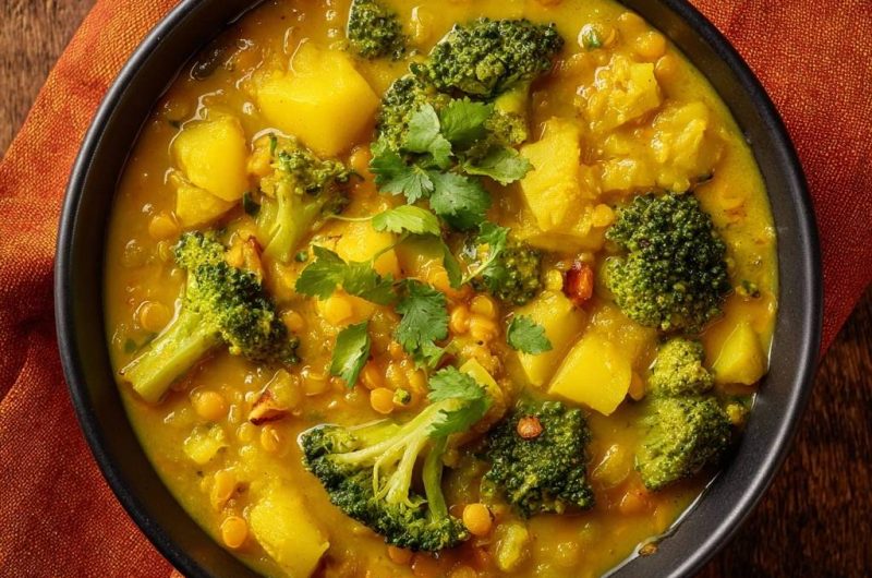 Cremiges Brokkoli-Kartoffel-Dal