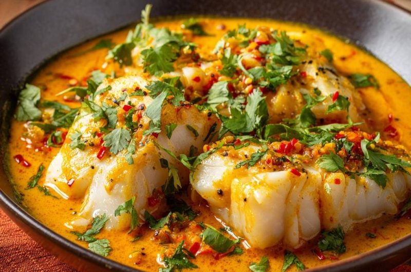 Cremiges Kabeljau-Curry