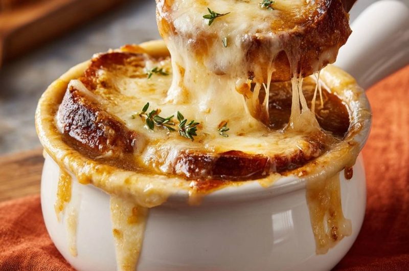 Französische Zwiebelsuppe (Nie wieder verbrannte Zwiebeln!)