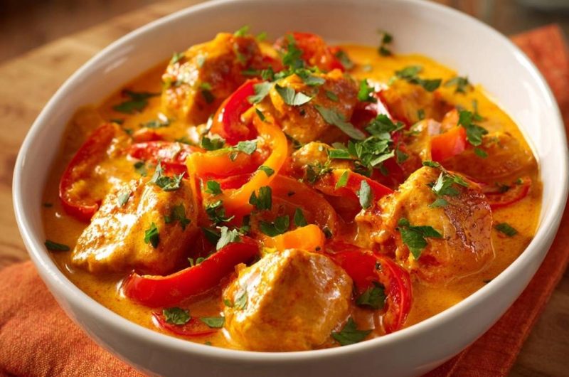 Hähnchen-Paprika-Curry