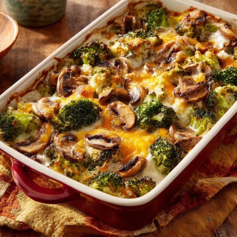 Herzhafter Brokkoli-Pilz-Auflauf: Cremig & ohne Wässern