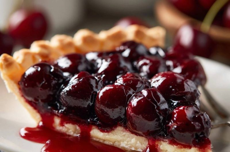 Klassische Kirschtarte mit Mürbeteig (Der Anti-Matsche-Boden)