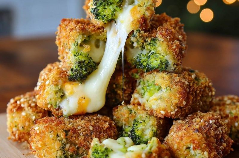 Knusprige Brokkoli-Käse-Bites (Nie wieder weiche Panade!)
