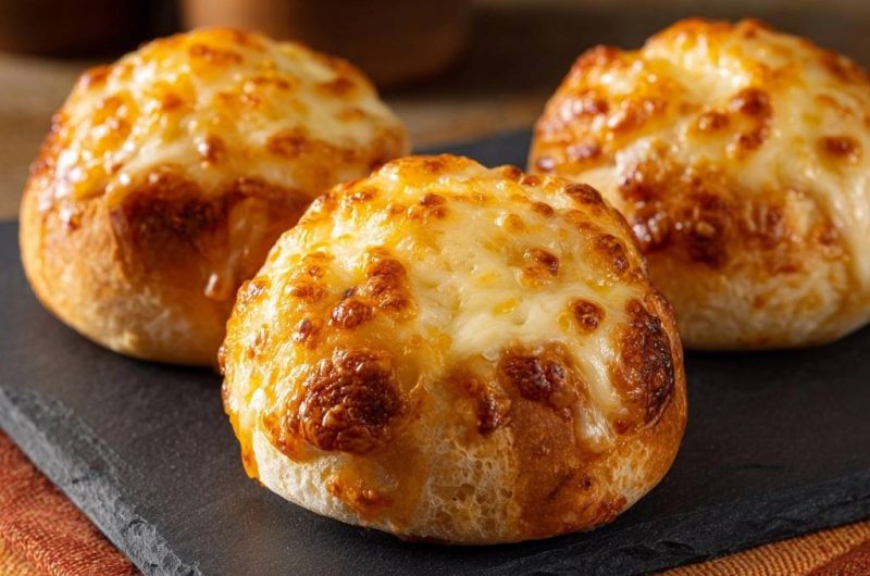 Knusprige Käsebrötchen (Nie wieder auslaufender Käse!)