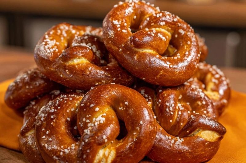 Knusprige Laugenbrezeln (Nie wieder bleiche Brezeln!)