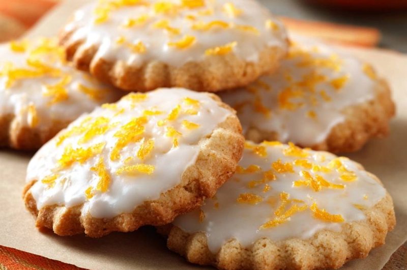 Knusprige Orangen-Guss-Kekse (Nie wieder flache Kekse!)