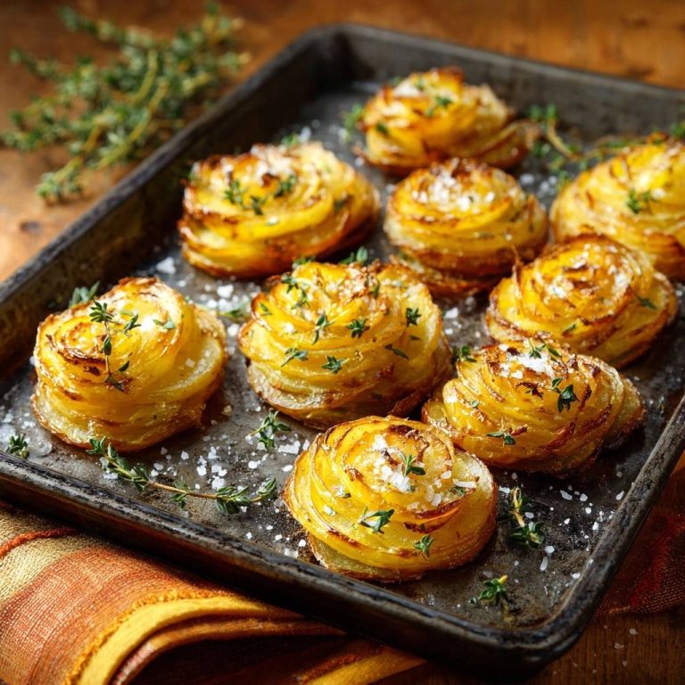 Knusprige Thymian-Kartoffelrosen: Einfaches Rezept