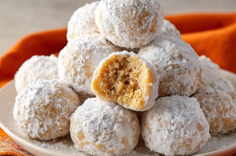 Kokos-Schneekugeln (Nie wieder bröckelnder Teig beim Formen!)