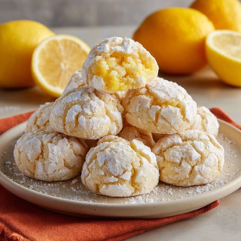 Zitronen-Schneebällchen (Nie wieder flache Kekse!)