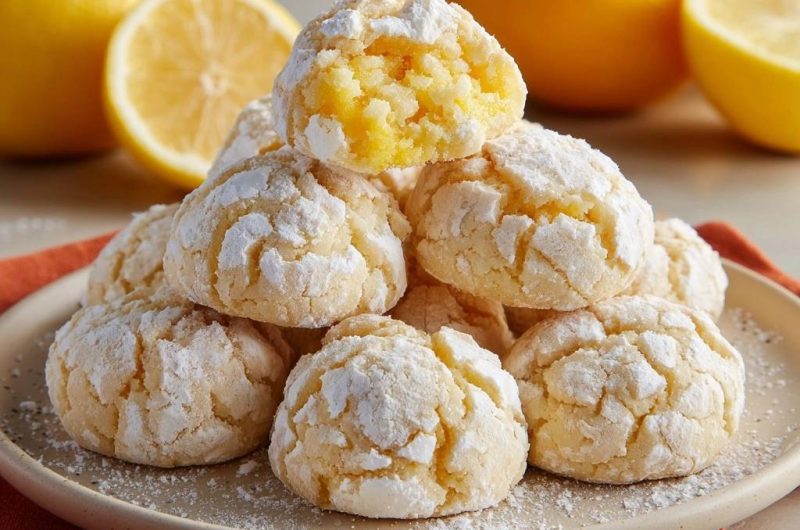 Zitronen-Schneebällchen (Nie wieder flache Kekse!)