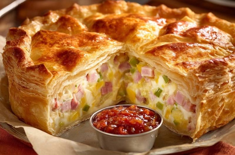 Schinken-Gemüse-Pastete