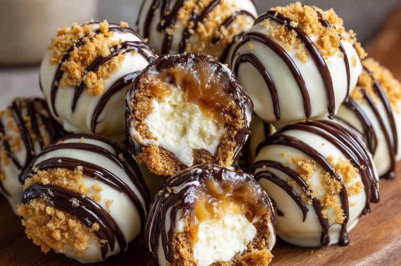 Karamell-Cheesecake-Trüffel