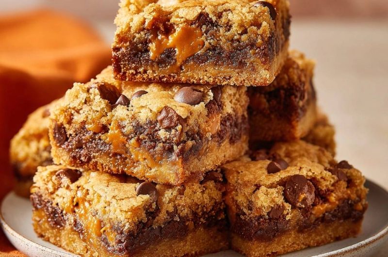 Karamell-Schoko-Blondies