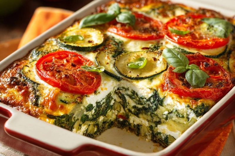Gemüse-Ricotta-Auflauf
