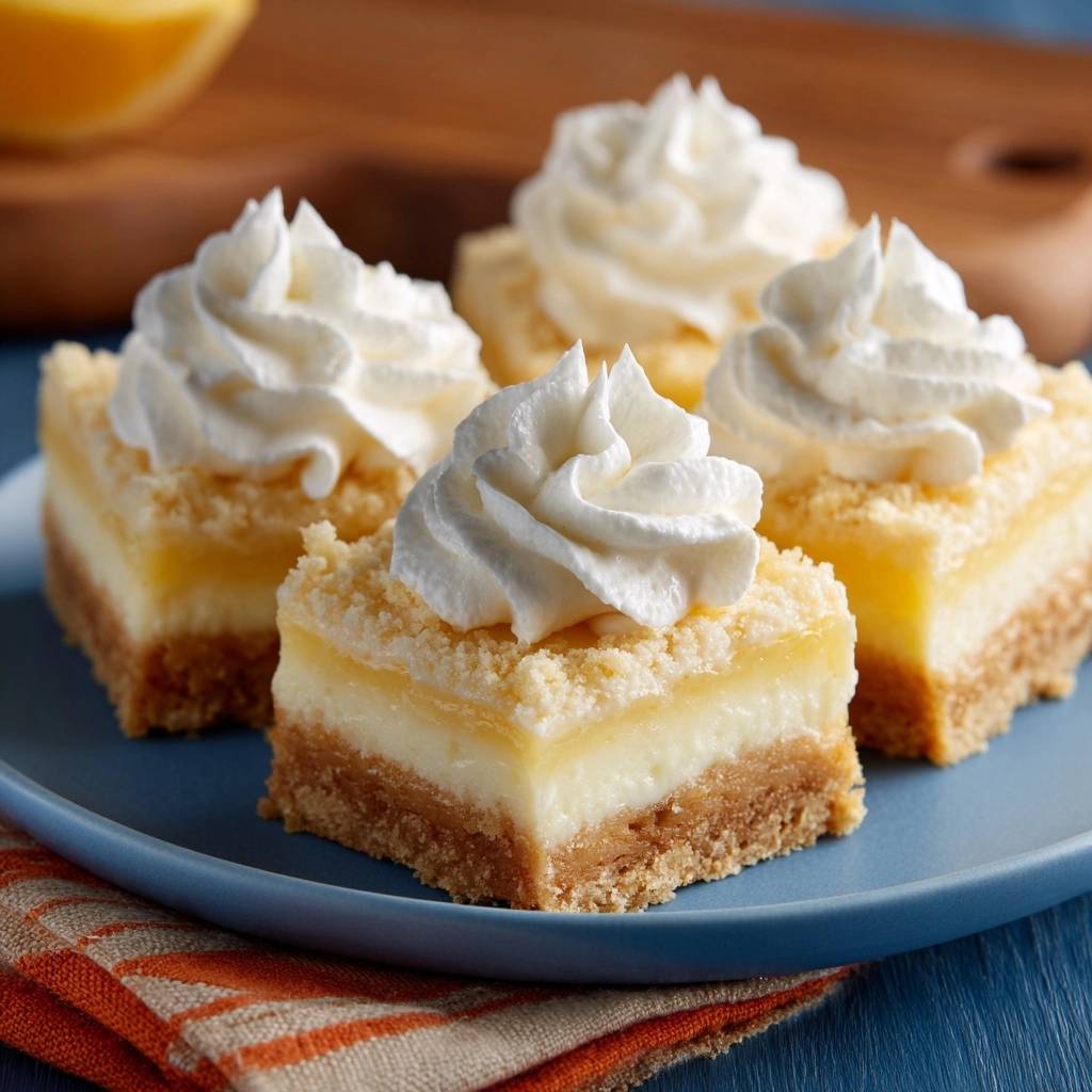 Cremige Zitronen-Schnitten (Der Anti-Matsche-Boden)