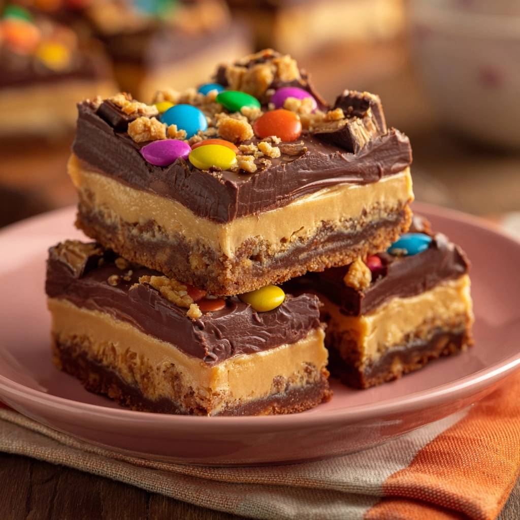 Schoko-Erdnussbutter-Schnitten